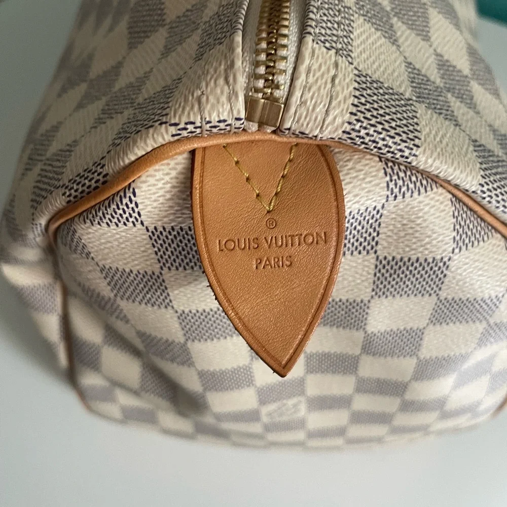 Louis Vuitton azur speedy 35 - Picture 2 of 9